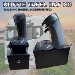 Kaffee Tisch für DAF XG - XG+ Modelle mit praktischer Schublade für Senseo Original