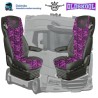 Seat covers suitable for DAF XG - XG+ - NG with Danish Plush center piece.