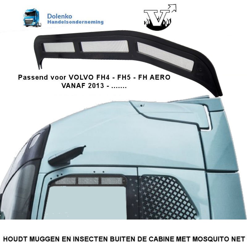 Good night's, sleep better with “Mosquito Net” suitable for VOLVO FH4-FH5-FH AERO Good night's, sleep better with “Mosquito Net” suitable for VOLVO FH4-FH5-FH AERO