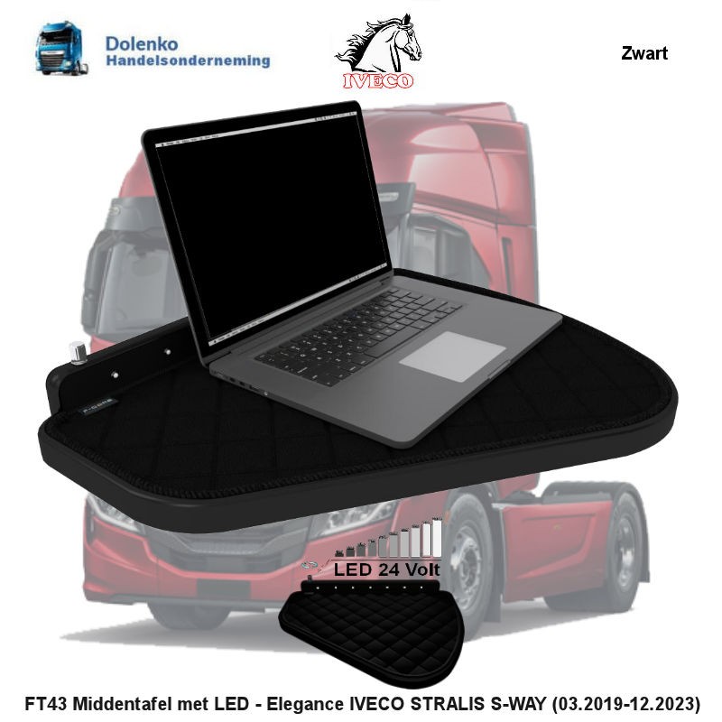 IVECO STRALIS S-WAY MIDDEN TAFEL MET LED - ELEGANCE, FT43