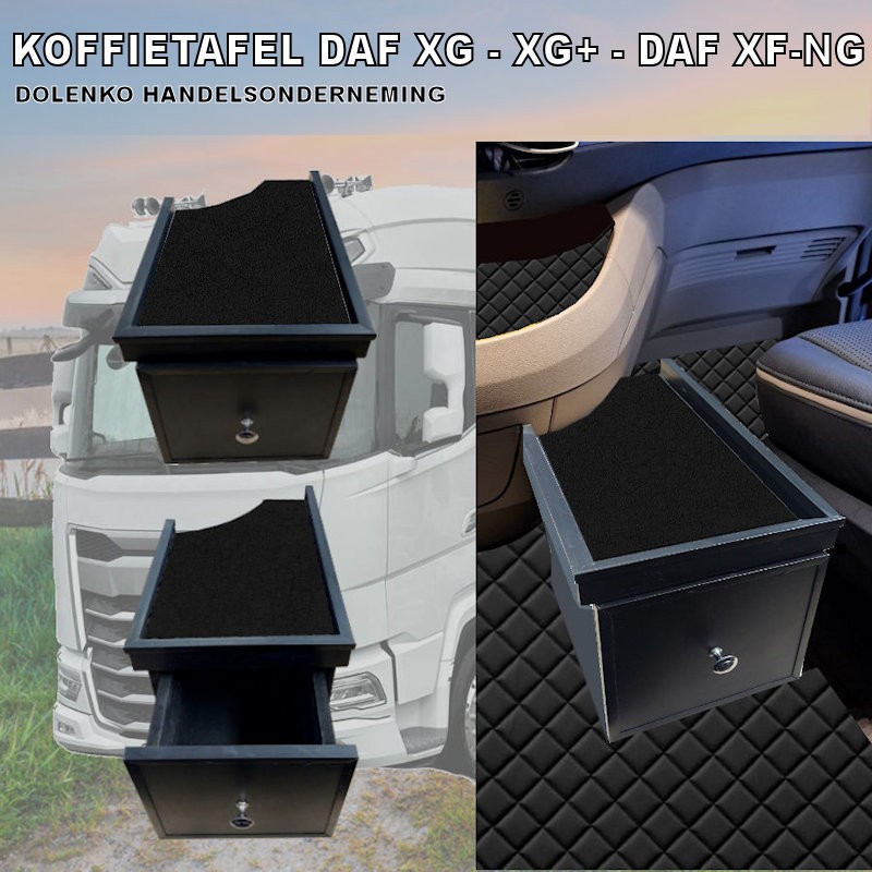 PK79V Full Width Table For DAF XG -XG -XF-NG  2021-....  With Velor In Danish Plush Motif 8700000005525