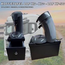 Kaffee Tisch für DAF XG - XG+ DAF XF NG Modelle mit praktischer Schublade für Senseo Original