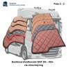 AUSVERKAUF: Armaturenbrettmatten-Set – Öko-Leder, DAF XG – XG+