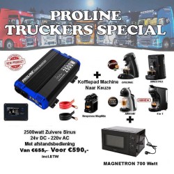 Truckers Special 2023 omvormer + Senseo + Magnetron