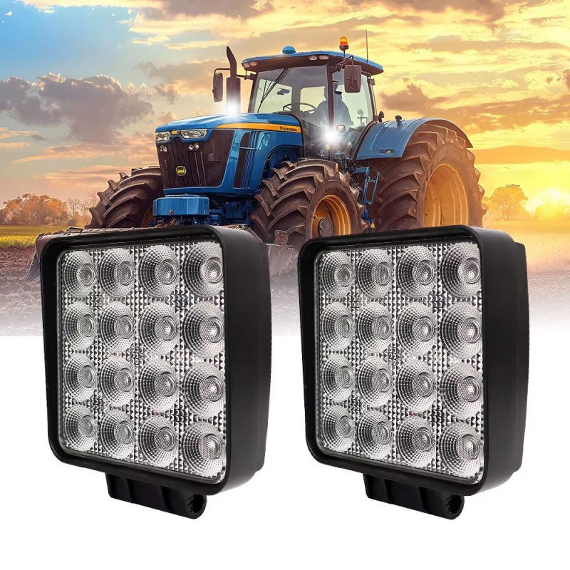 AANBIEDING LED WERKLAMPEN 12v-24v - 48w