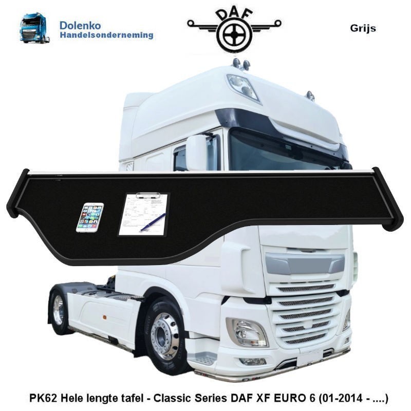PK62 VOLLE BREITE TISCH CLASSIC SERIE DAF XF EURO 6 (01-2014-....)