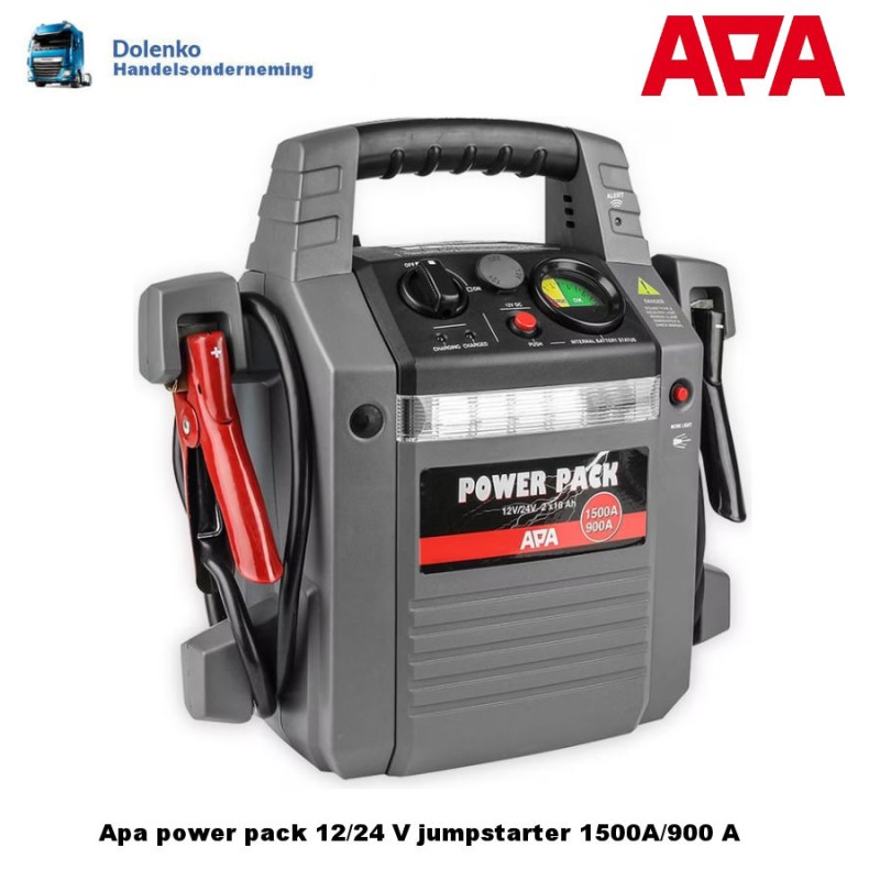 APA Professional Starthilfegerät für Pkw, Wohnmobile, Lkw und Boote