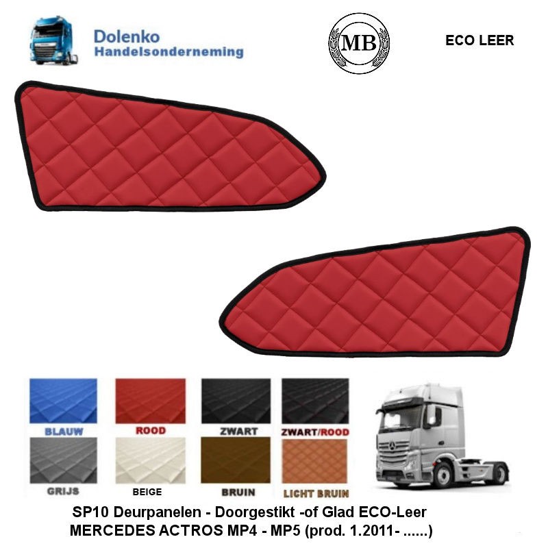 SP10, Türverkleidungen fur MERCEDES ACTROS MP 4 (prod. 2011-....) Verschiedene Farben