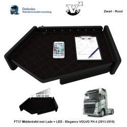 2e Kans VOLVO FH 4 (2013-2019) Midden tafel met Lade + LED - Elegance-FT37