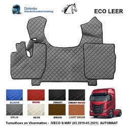 IVECO ECO LEATHER TUNNEL COVERS AND FLOOR MATS FULL COVERAGE