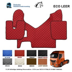IVECO STRALIS HI-WAY - (01-2013-12-2016) MANUAL GEARBOX TUNNELCOVER EN FLOOR MATS FL28-SM28