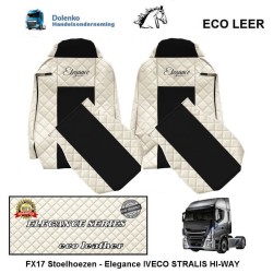 IVECO STRALIS HI_WAY ECO LEATHER- CHAIRCOVERS - ELEGANCE, PROD. SINDS 2014 FX17-UX17