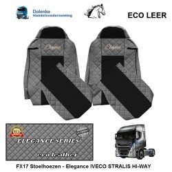 IVECO STRALIS HI_WAY ECO LEATHER- CHAIRCOVERS - ELEGANCE, PROD. SINDS 2014 FX17-UX17