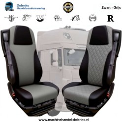 LUXE VOL ECO LEER STOELHOEZEN GESCHIKT VOOR DIVERSE TRUCK MERKEN