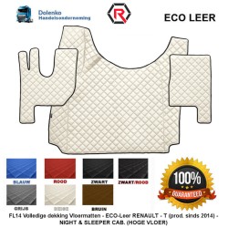 RENAULT ECO LEATHER TUNNEL COVERS AND FLOOR MATS FULL COVERAGE