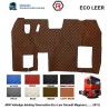 RENAULT ECO LEDER TUNNELABDECKUNGEN UND FUSSMATTEN VOLLSTÄNDIGE ABDECKUNG