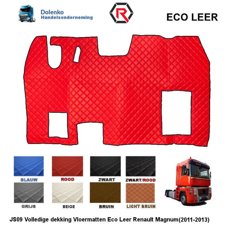 RENAULT MAGNUM 2011- 2013 Tunnelhoes en Vloermatten JS09-JM09