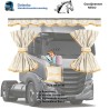 IVECO WINDOW CURTAIN SETS STRALIS & HI-WAY & STRALIS HP & S-WAY