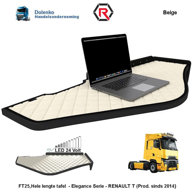HELE LENGTE TAFEL RENAULT T - MAGNUM - PREMIUM