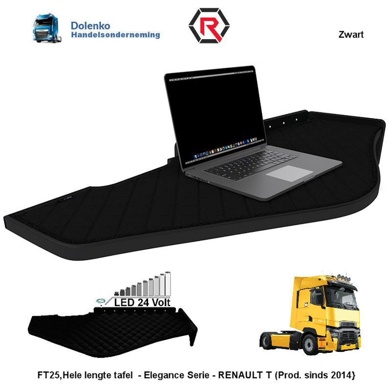HELE LENGTE DASHBOARDTAFEL GESCHIKT VOOR RENAULT T (01.2014-)