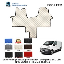 OPEL VIVARO II (2014-) 1+1  ECO LEDER BODENMATTEN GL03-KL03