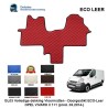 OPEL VIVARO II (2014-) 1+1 ECO LEER VLOERMATTEN GL03-KL03