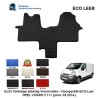 OPEL VIVARO II (2014-) 1+1 ECO LEER VLOERMATTEN GL03-KL03