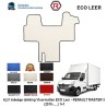 RENAULT MASTER 3 - OPEL MOVANO - NISSAN NV400 LUXE ECO LEER VLOERMATTEN (2010-.....) GL21-KL21