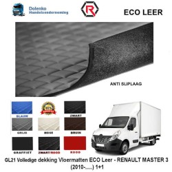 RENAULT MASTER 3 - OPEL MOVANO - NISSAN NV400 ECO LEATHER FLOOR MATS (2010-.....) GL21-KL21