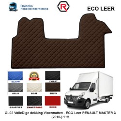RENAULT MASTER 3 - OPEL MOVANO - NISSAN NV400 ECO LEATHER FLOOR MATS (2010-.....) GL02-KL02