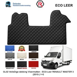 RENAULT MASTER 3 - OPEL MOVANO - NISSAN NV400  ECO LEDER BODENMATTEN (2010-.....) GL02-KL02