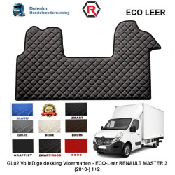 RENAULT MASTER 3 - OPEL MOVANO - NISSAN NV400 ECO LEATHER FLOOR MATS (2010-.....) GL02-KL02