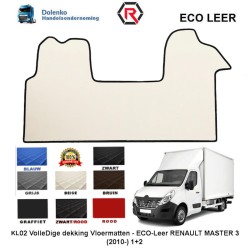 RENAULT MASTER 3 - OPEL MOVANO - NISSAN NV400  ECO LEDER BODENMATTEN (2010-.....) GL02-KL02