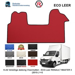 RENAULT MASTER 3 - OPEL MOVANO - NISSAN NV400  ECO LEDER BODENMATTEN (2010-.....) GL02-KL02