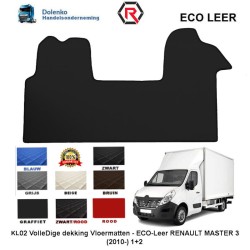 RENAULT MASTER 3 - OPEL MOVANO - NISSAN NV400 ECO LEATHER FLOOR MATS (2010-.....) GL02-KL02