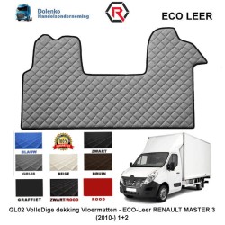 RENAULT MASTER 3 - OPEL MOVANO - NISSAN NV400 ECO LEATHER FLOOR MATS (2010-.....) GL02-KL02