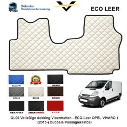 OPEL VIVARO II (2014-) 1+2 ECO LEER VLOERMATTEN GL09-KL09