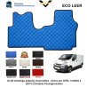 OPEL VIVARO II (2014-) 1+2 ECO LEATHER FLOOR MATS GL09-KL09
