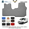 OPEL VIVARO II (2014-) 1+2 ECO LEATHER FLOOR MATS GL09-KL09