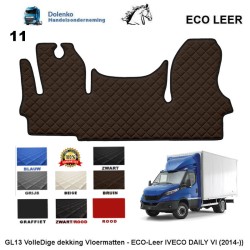 ECO LEATHER FLOOR MATS COMMERCIAL VEHICLES AND BELOW 7,5T. TRUCKS