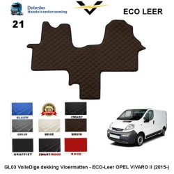 ECO LEATHER FLOOR MATS COMMERCIAL VEHICLES AND BELOW 7,5T. TRUCKS