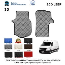 LUXE ECO LEER VLOERMATTEN VOOR BEDRIJFSWAGEN EN BE VRACHTWAGENS