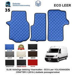 ECO LEDER BODENMATTEN KOMMERZIELLE FAHRZEUGE UND LKW UNTER 7,5T.
