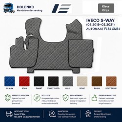 FL64-SM64 Tunnelcover en floor mats suitable for IVECO S-WAY Automatic