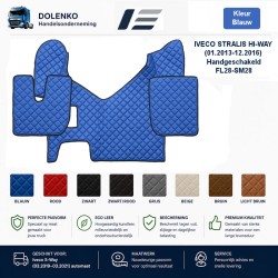 FL28-SM28 TUNNELCOVER EN FLOOR MATS SUITABLE FOR IVECO STRALIS HI-WAY - (01-2013-12-2016) MANUAL GEARBOX