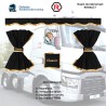 LKW FENSTER GARDINEN SET GEEIGNET FÜR RENAULT - T - PREMIUM - MAGNUM
