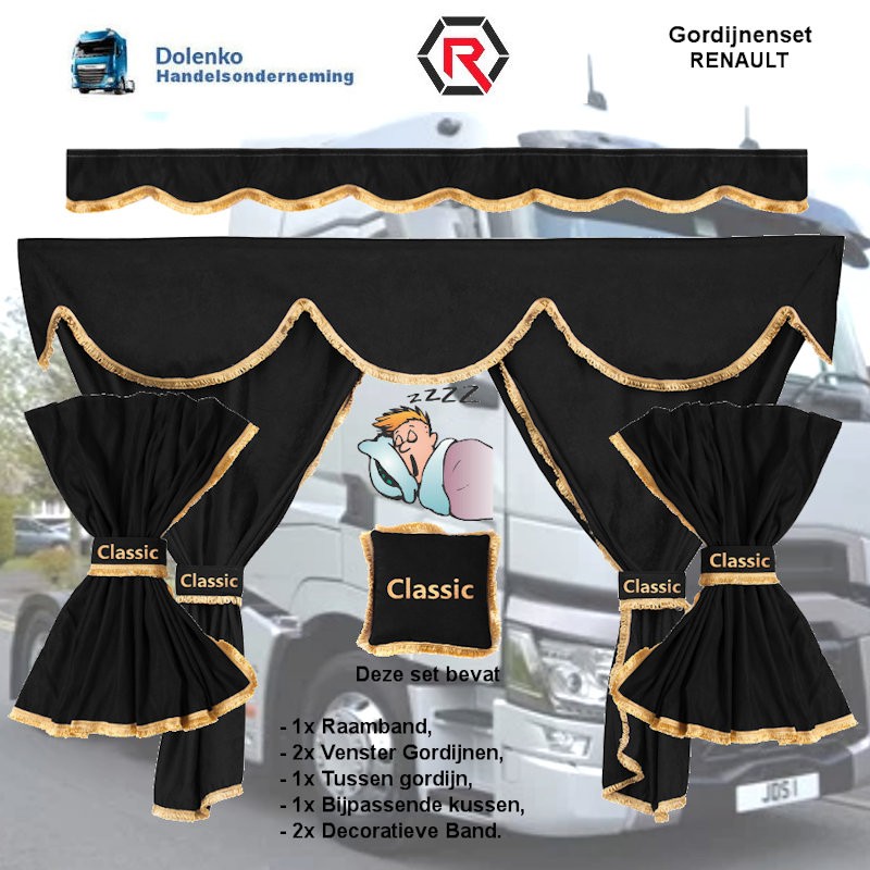 COMPLETE GORDIJNEN SETS GESCHIKT VOOR RENAULT PREMIUM - T