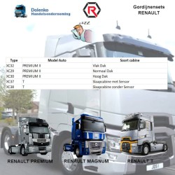 FULL CURTAIN SETS SUITABLE FOR RENAULT PREMIUM - T
