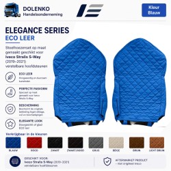 ECO LEDER - SITZBEZUGE - ELEGANCE, GEEIGNET FÜR IVECO STRALIS S-WAY