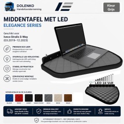 CENTER TABLE WITH LED SUITABLE FOR IVECO STRALIS S-WAY